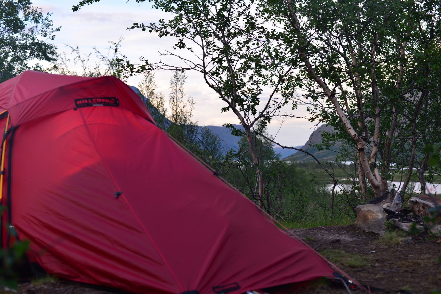 Utsikten från tältet